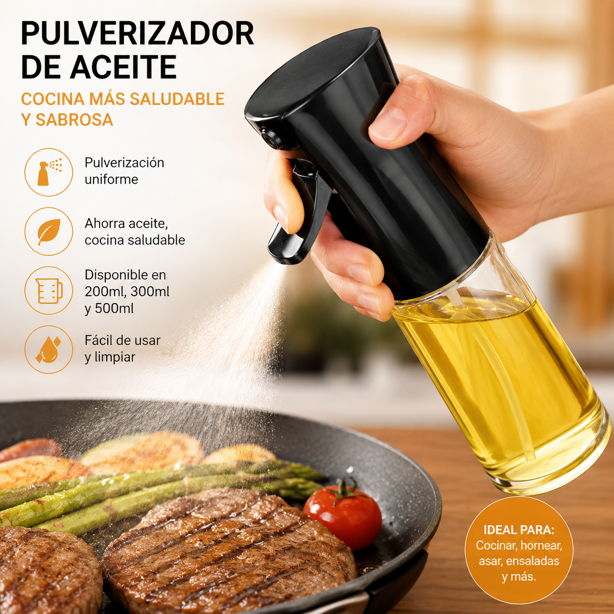 Pulverizador de Aceite para Cocina