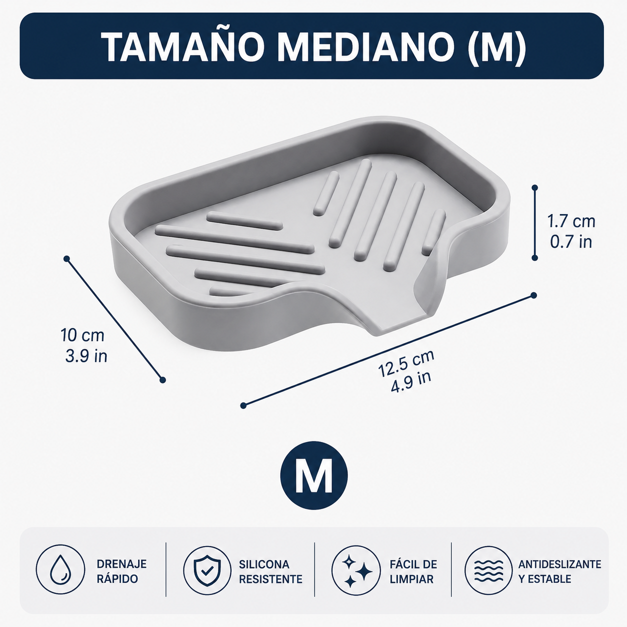 Tapete Escurridor de Silicona para Grifo