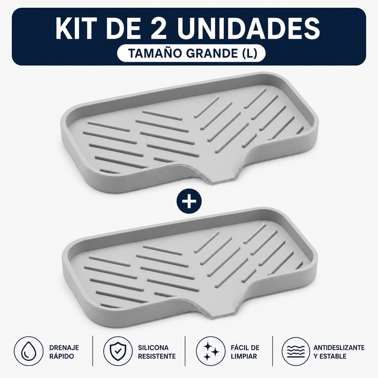 Tapete Escurridor de Silicona para Grifo