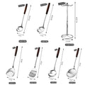 High Quality Professional 304 Stainless Steel Cooking Utensil Set - Heavy Duty Spatula, Spoon & Colander for Kitchen & Chefs
