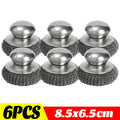 1-10PCS Stainless Steel Pot Brush with Handle Heavy Duty Dishwashing Wire Ball Metal Scrubber for Home Kitchen Cleaning Tool