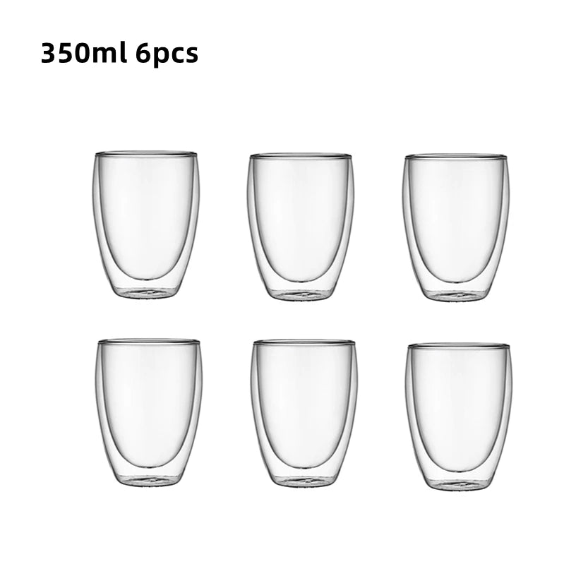 Taza de Vidrio de Doble Pared