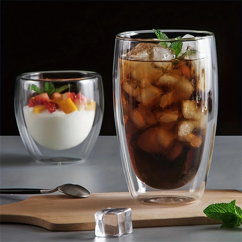 Taza de Vidrio de Doble Pared